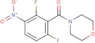 (2,6-difluoro-3-nitrophenyl)(morpholino)methanone