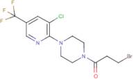 3-Bromo-1-{4-[3-chloro-5-(trifluoromethyl)pyridin-2-yl]piperazino}propan-1-one