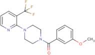 (3-Methoxyphenyl){4-[3-(trifluoromethyl)pyridin-2-yl]piperazino}methanone