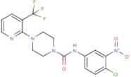 N-(4-chloro-3-nitrophenyl)-4-[3-(trifluoromethyl)pyridin-2-yl]tetrahydropyrazine-1(2H)-carboxamide