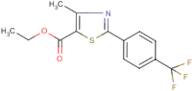 Ethyl 4-methyl-2-[4-(trifluoromethyl)phenyl]-1,3-thiazole-5-carboxylate