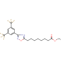 methyl 8-{3-[3,5-bis(trifluoromethyl)phenyl]-1,2,4-oxadiazol-5-yl}octanoate