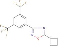 3-[3,5-bis(trifluoromethyl)phenyl]-5-cyclobutyl-1,2,4-oxadiazole