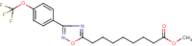 Methyl 8-{3-[4-(trifluoromethoxy)phenyl]-1,2,4-oxadiazol-5-yl}octanoate