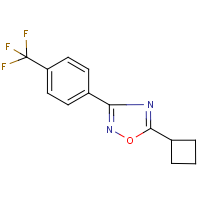 5-cyclobutyl-3-[4-(trifluoromethyl)phenyl]-1,2,4-oxadiazole