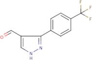 3-[4-(Trifluoromethyl)phenyl]-1H-pyrazole-4-carboxaldehyde