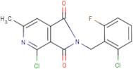 4-chloro-2-(2-chloro-6-fluorobenzyl)-6-methyl-2,3-dihydro-1H-pyrrolo[3,4-c]pyridine-1,3-dione