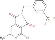 4-Chloro-6-methyl-2-[3-(trifluoromethyl)benzyl]-2,3-dihydro-1H-pyrrolo[3,4-c]pyridine-1,3-dione