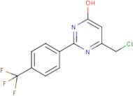 6-(Chloromethyl)-2-[4-(trifluoromethyl)phenyl]pyrimidin-4-ol