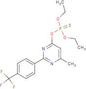 O,O-diethyl O-{6-methyl-2-[4-(trifluoromethyl)phenyl]pyrimidin-4-yl} phosphothioate