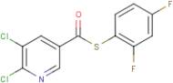 S-(2,4-difluorophenyl) 5,6-dichloropyridine-3-carbothioate