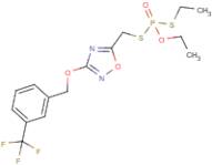 O,S-diethyl S-[(3-{[3-(trifluoromethyl)benzyl]oxy}-1,2,4-oxadiazol-5-yl)methyl] phosphodithioate