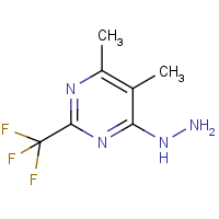 4-hydrazino-5,6-dimethyl-2-(trifluoromethyl)pyrimidine