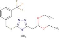 3-(2,2-diethoxyethyl)-4-methyl-5-{[3-(trifluoromethyl)benzyl]thio}-4H-1,2,4-triazole