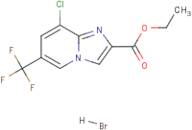 Ethyl 8-chloro-6-(trifluoromethyl)imidazo[1,2-a]pyridine-2-carboxylate hydrobromide