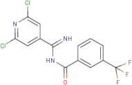 N1-[(2,6-dichloro-4-pyridyl)(imino)methyl]-3-(trifluoromethyl)benzamide