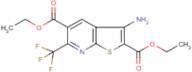 diethyl 3-amino-6-(trifluoromethyl)thieno[2,3-b]pyridine-2,5-dicarboxylate
