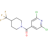 (2,6-dichloro-4-pyridyl)[4-(trifluoromethyl)piperidino]methanone