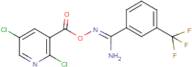 O1-[(2,5-dichloro-3-pyridyl)carbonyl]-3-(trifluoromethyl)benzene-1-carbohydroximamide