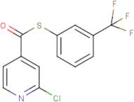 3-(trifluoromethyl)phenyl 2-chloropyridine-4-carbothioate