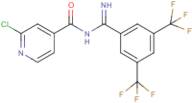 N-[[3,5-bis(trifluoromethyl)phenyl](imino)methyl]-2-chloroisonicotinamide