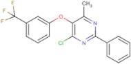 4-Chloro-6-methyl-2-phenyl-5-[3-(trifluoromethyl)phenoxy]pyrimidine