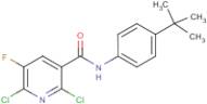 N-[4-(tert-butyl)phenyl]-2,6-dichloro-5-fluoronicotinamide