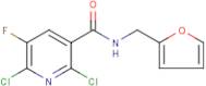 2,6-dichloro-5-fluoro-N-(2-furylmethyl)nicotinamide