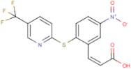 3-(5-nitro-2-{[5-(trifluoromethyl)-2-pyridyl]thio}phenyl)acrylic acid