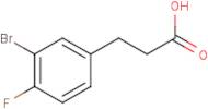 3-(3-Bromo-4-fluorophenyl)propionic acid