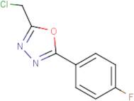 2-(Chloromethyl)-5-(4-fluorophenyl)-1,3,4-oxadiazole