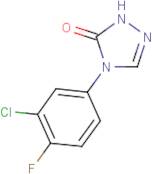 4-(3-Chloro-4-fluorophenyl)-1H-1,2,4-triazol-5(4H)-one