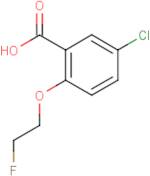 5-Chloro-2-(2-fluoroethoxy)benzoic acid