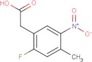 2-(2-Fluoro-4-methyl-5-nitrophenyl)acetic acid