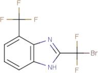 2-[Bromo(difluoro)methyl]-4-(trifluoromethyl)-1H-benzimidazole