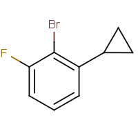 2-Bromo-3-fluoro-1-cyclopropylbenzene