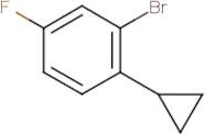 2-Bromo-4-fluoro-1-cyclopropylbenzene