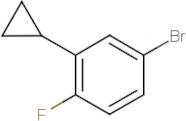 5-Bromo-2-fluoro-1-cyclopropylbenzene