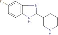5-Fluoro-2-(piperidin-3-yl)-1H-benzimidazole