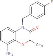 8-Amino-4-(4-fluorobenzyl)-2-methyl-2H-1,4-benzoxazin-3(4H)-one