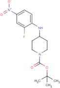 4-[(2-Fluoro-4-nitrophenyl)amino]piperidine, N1-BOC protected