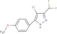 4-Chloro-3-difluoromethyl-5-(4-methoxyphenyl)pyrazole