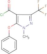 1-Methyl-5-phenoxy-3-(trifluoromethyl)-1H-pyrazole-4-carbonyl chloride