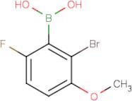 2-Bromo-6-fluoro-3-methoxybenzeneboronic acid