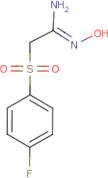 2-(4-Fluorobenzenesulphonyl)acetamidoxime