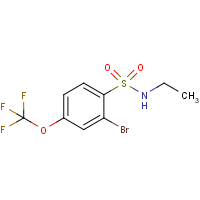 2-Bromo-N-ethyl-4-(trifluoromethoxy)benzenesulphonamide