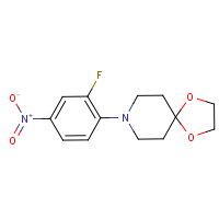 8-(2-Fluoro-4-nitrophenyl)-1,4-dioxa-8-azaspiro[4.5]decane