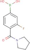 3-Fluoro-4-(pyrrolidin-1-ylcarbonyl)benzeneboronic acid