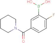 2-Fluoro-5-(piperidin-1-ylcarbonyl)benzeneboronic acid