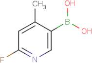 6-Fluoro-4-methylpyridine-3-boronic acid
